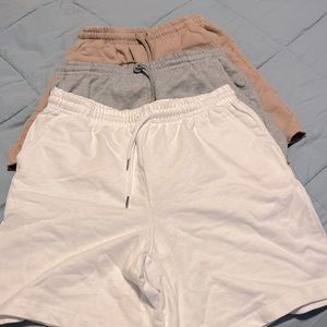 3 pairs of comfy shorts
